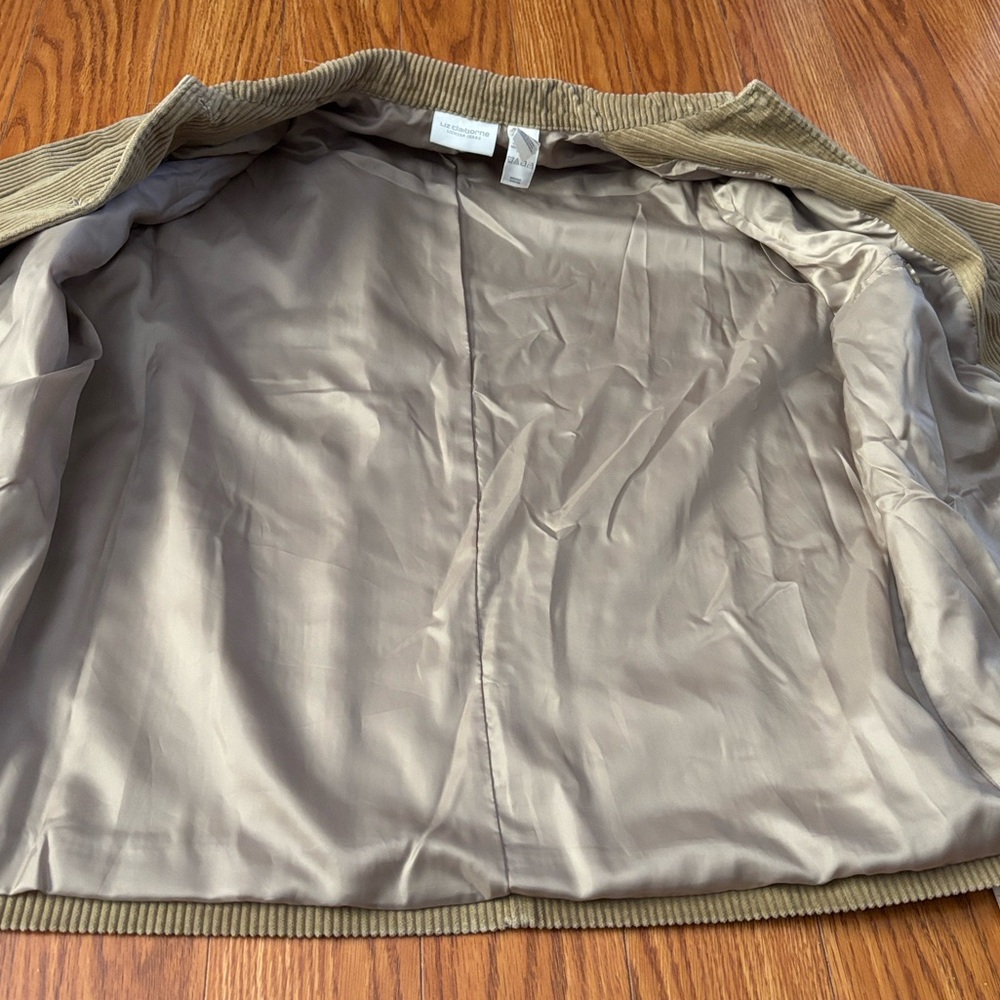 MINIMALIST CORDUROY JACKET by LIZ CLAIBORNE - Picture 6 of 9